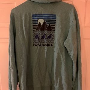 Patagonia full zip hoodie - size large